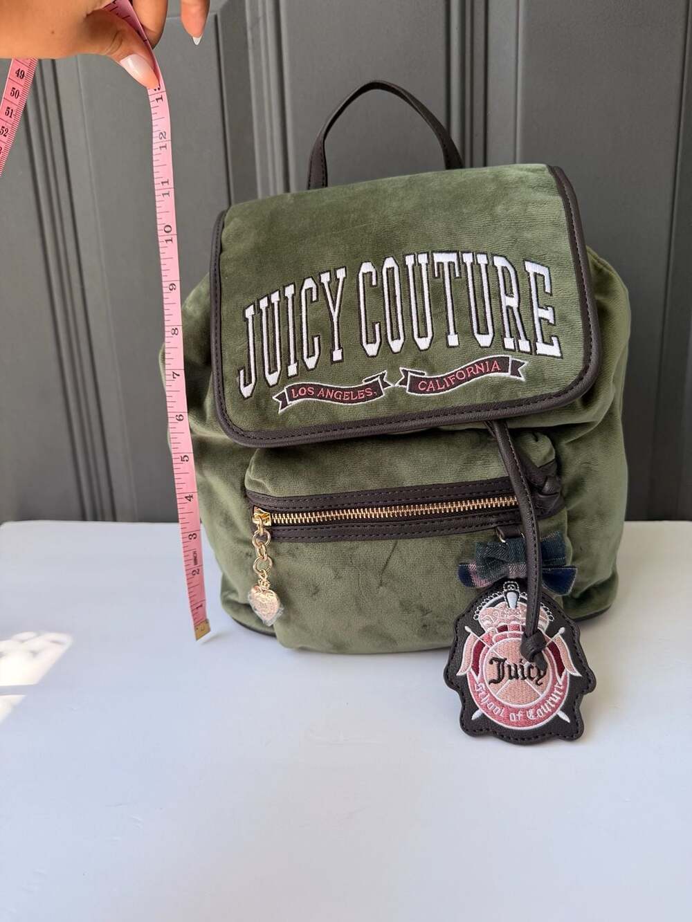 Juicy Couture Couture University Backpack in Super Greens - Picture 2 of 9